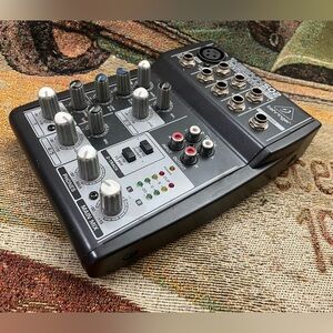 Vintage Behringer XENYX 502 Mixer (no power cord)